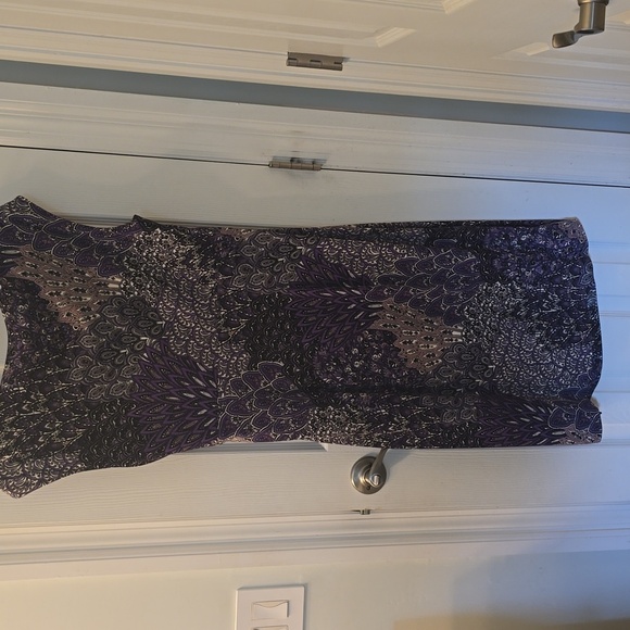 Ruched Sheath Midi Dress Size 16 (#9) - Picture 4 of 9